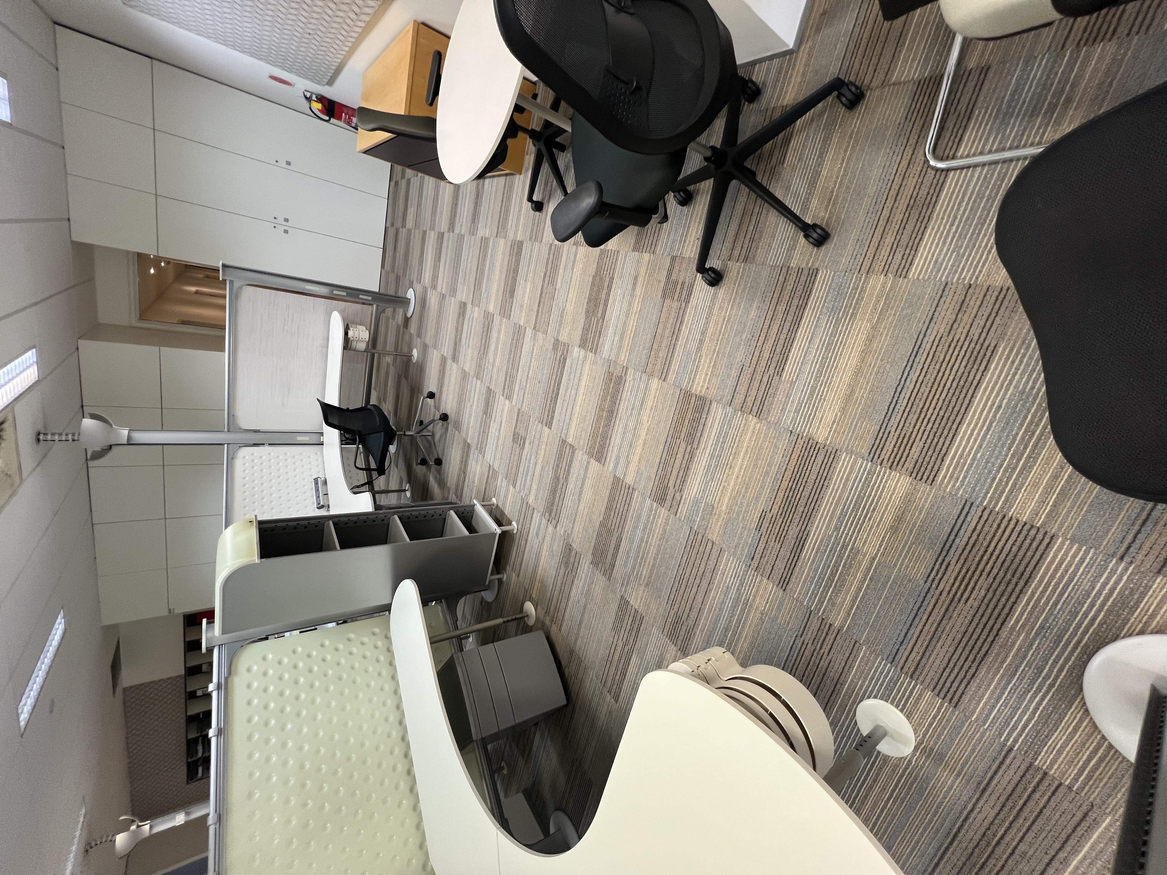 Office carpet after cleaning